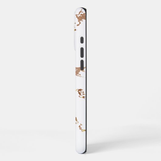 Weißer Marmor iPhone Hülle (Linke Seite)