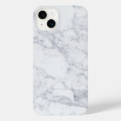 Weißer Marmor iPhone Hülle (Rückseite)