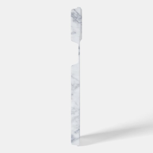Weißer Marmor iPhone Hülle (Rechte Seite)