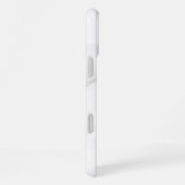 Weißer Marmor iPhone Hülle (Rechte Seite)
