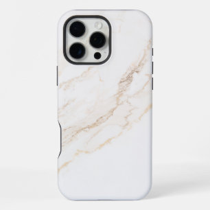 Weißer Marmor iPhone 16 Pro Max Hülle
