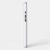 Weißer Marmor iPhone Hülle (Linke Seite)