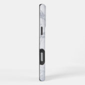 Weißer Marmor iPhone Hülle (Rechte Seite)