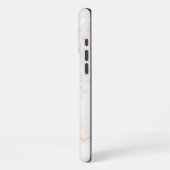 Weißer Marmor iPhone Hülle (Linke Seite)