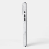 Weißer Marmor iPhone Hülle (Linke Seite)