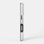 Weißer Marmor iPhone Hülle (Rechte Seite)