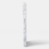 Weißer Marmor iPhone Hülle (Linke Seite)