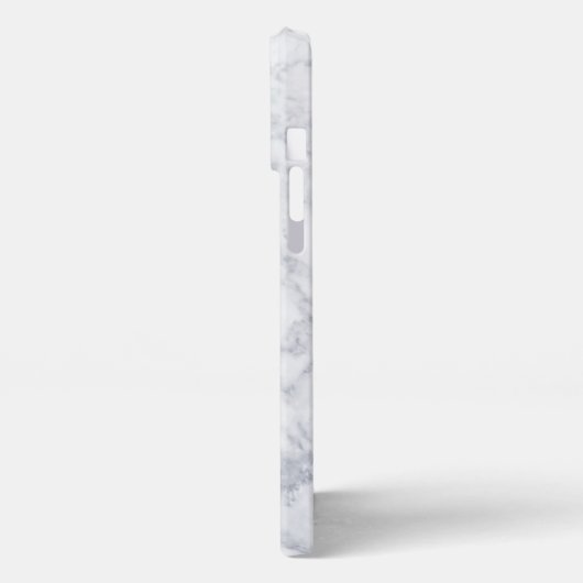 Weißer Marmor iPhone Hülle (Linke Seite)