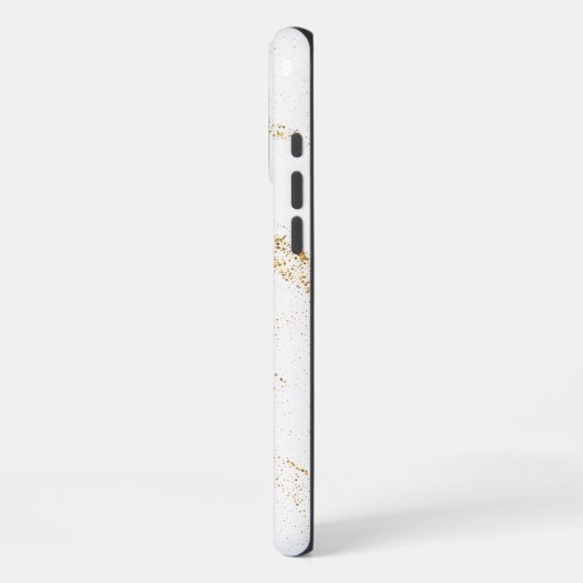 Weißer Marmor iPhone Hülle (Linke Seite)