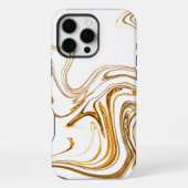 Weißer Marmor iPhone Hülle (Rückseite)