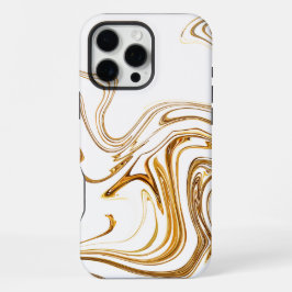 Weißer Marmor iPhone 16 Pro Max Hülle