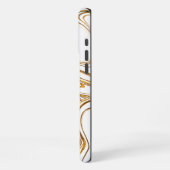 Weißer Marmor iPhone Hülle (Linke Seite)