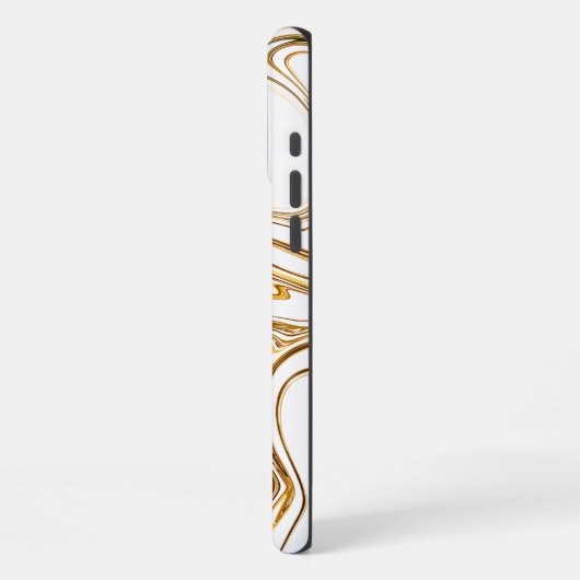 Weißer Marmor iPhone Hülle (Linke Seite)