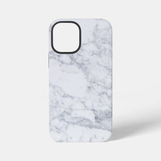 Weißer Marmor iPhone Hülle (Rückseite)