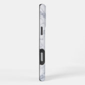 Weißer Marmor iPhone Hülle (Rechte Seite)