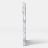 Weißer Marmor iPhone Hülle (Linke Seite)