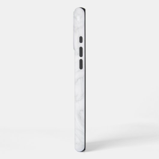 Weißer Marmor iPhone Hülle (Linke Seite)