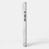 Weißer Marmor iPhone Hülle (Linke Seite)