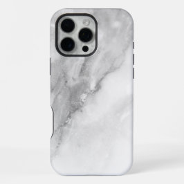 Weißer Marmor iPhone 16 Pro Max Hülle