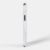 Weißer Marmor iPhone Hülle (Rechte Seite)