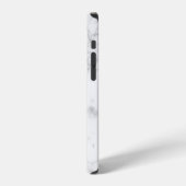 Weißer Marmor iPhone Hülle (Linke Seite)