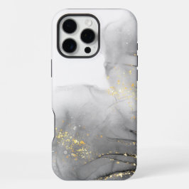 Weißer Marmor iPhone 16 Pro Max Hülle