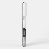 Weißer Marmor iPhone Hülle (Rechte Seite)