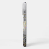 Weißer Marmor iPhone Hülle (Linke Seite)