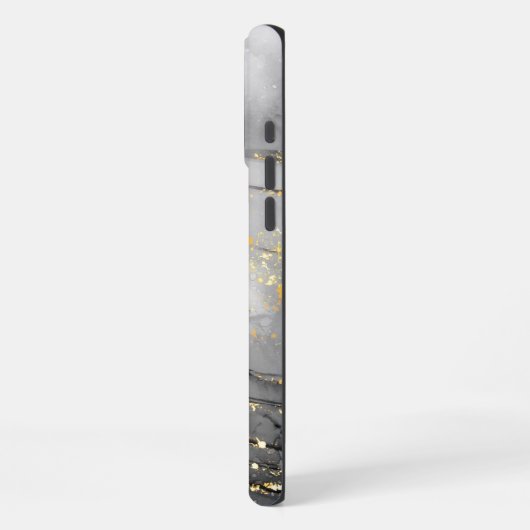 Weißer Marmor iPhone Hülle (Linke Seite)