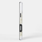 Weißer Marmor iPhone Hülle (Rechte Seite)