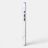 Weißer Marmor iPhone Hülle (Linke Seite)
