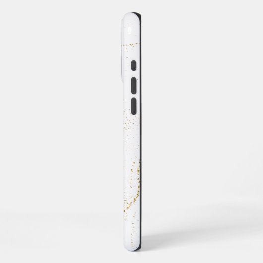 Weißer Marmor iPhone Hülle (Linke Seite)