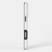 Weißer Marmor iPhone Hülle (Rechte Seite)