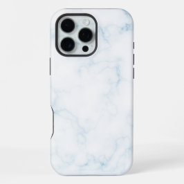 Weißer Marmor iPhone 16 Pro Max Hülle