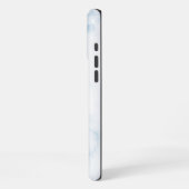 Weißer Marmor iPhone Hülle (Linke Seite)