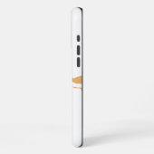 Weißer Marmor iPhone Hülle (Linke Seite)