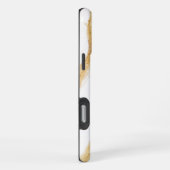 Weißer Marmor iPhone Hülle (Rechte Seite)