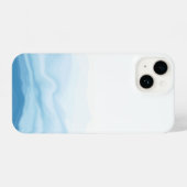 Weißer Marmor iPhone Hülle (Rückseite (Horizontal))