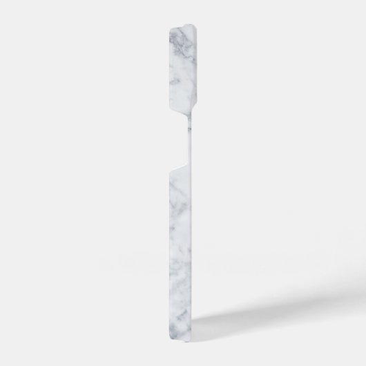 Weißer Marmor iPhone Hülle (Rechte Seite)