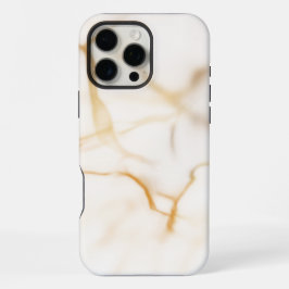 Weißer Marmor iPhone 16 Pro Max Hülle