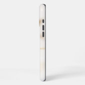 Weißer Marmor iPhone Hülle (Linke Seite)