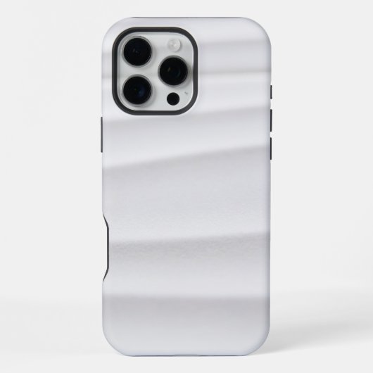 Weißer Marmor iPhone Hülle (Rückseite)