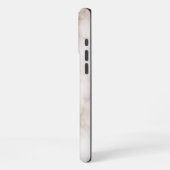 Weißer Marmor iPhone Hülle (Linke Seite)