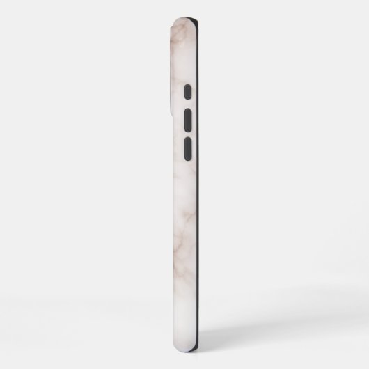 Weißer Marmor iPhone Hülle (Linke Seite)