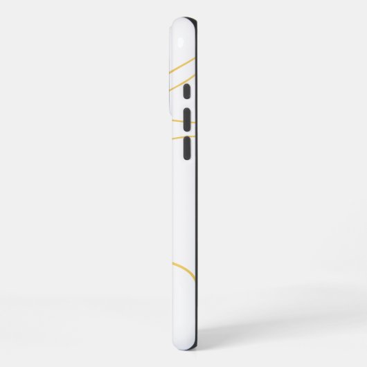 Weißer Marmor iPhone Hülle (Linke Seite)