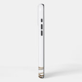 Weißer Marmor iPhone Hülle (Linke Seite)