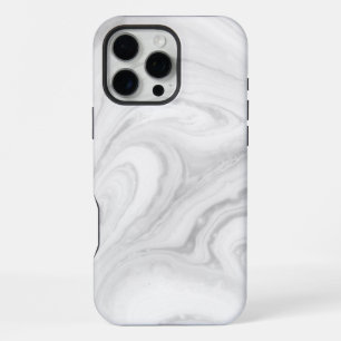 Weißer Marmor iPhone 16 Pro Max Hülle