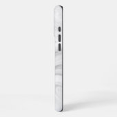 Weißer Marmor iPhone Hülle (Linke Seite)