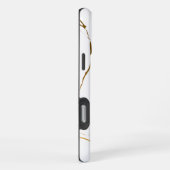 Weißer Marmor iPhone Hülle (Rechte Seite)