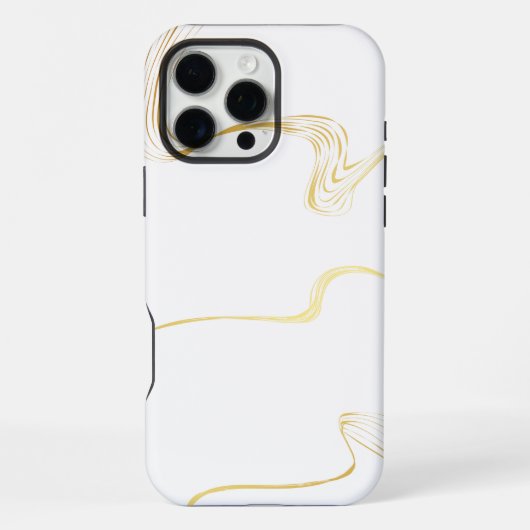 Weißer Marmor iPhone Hülle (Rückseite)